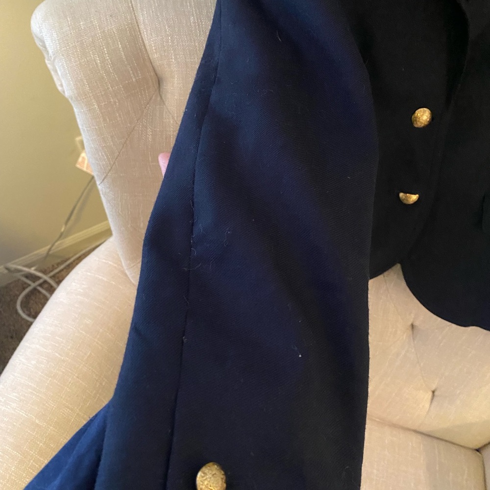 J. CREW SCOOLBOY BLAZER IN NAVY - Picture 3 of 5